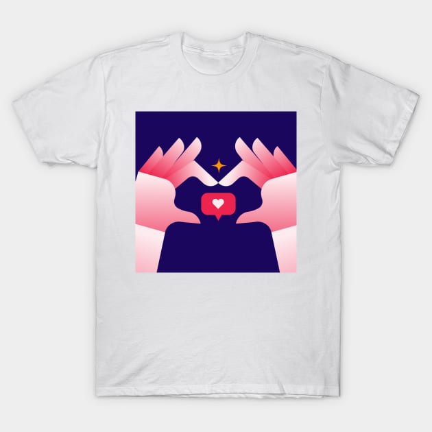 Love and Support T-Shirt by artbydorothy